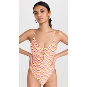 L*SPACE Clover Bitsy One Piece Swimsuit Size Medium